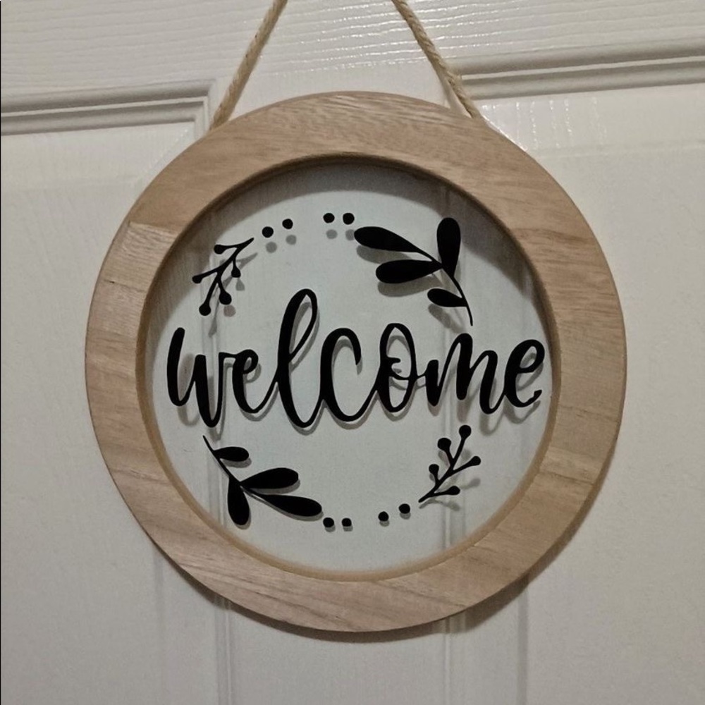 Door Welcome Sign